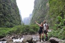 1000dias na trilha do Rio do Boi, ao longo do canyon Itaimbezinho, em Praia Grande, em Santa Catarina